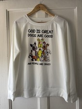 Grandma Gift Worlds Best Dog Sweatshirt Brand New Size L