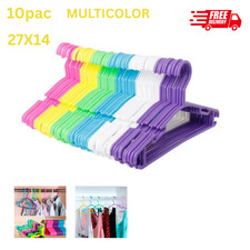 10x KIDS PLASTIC HANGERS BABY