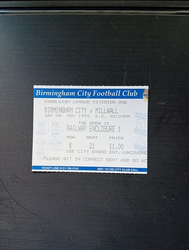 Ticket 1995 1996 11 - 1995/1996, 4/11/1995