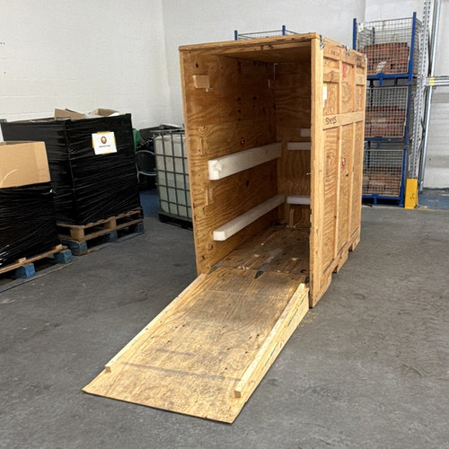 Large wooden shipping - large,