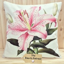 SUMMER PINK LILY CUSHIONS