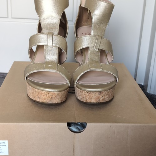Ugg women gold - ugg, leather
