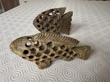Pair of Hand Carved Soapstone