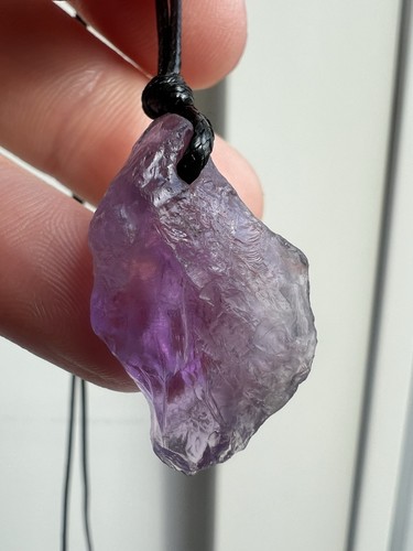 Rough amethyst chunk pendant - chunk, |