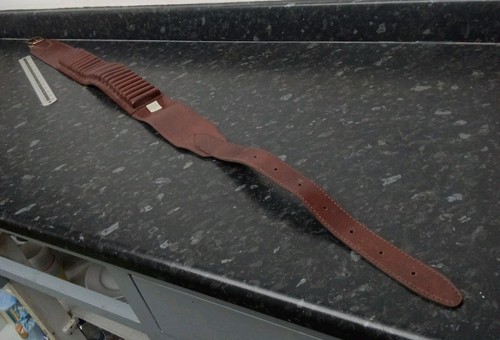 Vintage brown leatheret 12g - brown,
