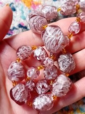 Vintage Venetian MURANO Pink