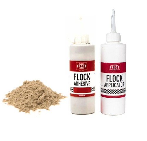 Tan flocking kit 250ml - tan,