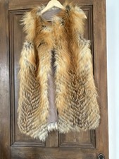 Stunning Genuine Mink Gilet Coat Size L