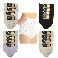 12 Pack Ladies Briefs Maxi