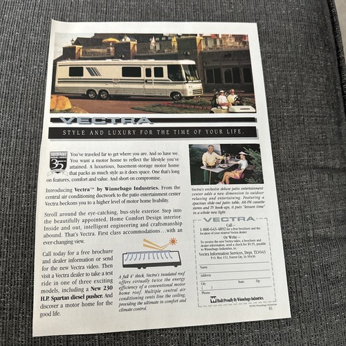 1992 vectra class motorhome - 1992,