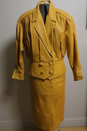 Suzelle leather tan yellow - suzelle,