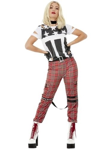 Ladies adult 90s punk rocker - 90s,