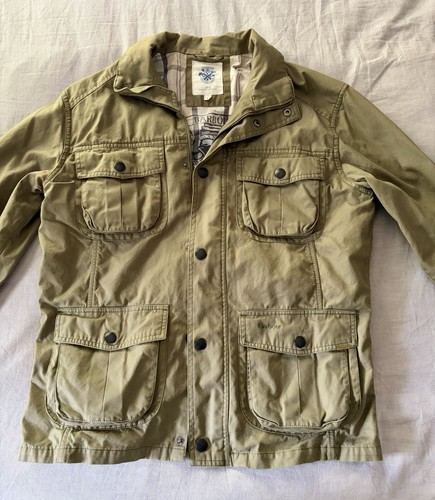 Barbour washed twill utility - barbour,