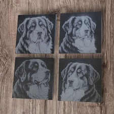 Set Of 4 Laser Engraved