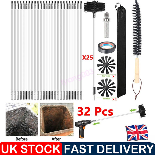 Flexible chimney sweep set - chimney,