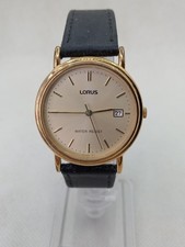 Lorus V732-X193 Mens Quartz Watch, Working, New Battery, Fair Used Condition