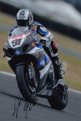 Leon haslam hand signed - hand, suzuki