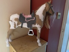 large plastic toy horse