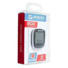 Sigma - 500 Bike Computer Speedometer Clock Timer 5 Functions - Brand New