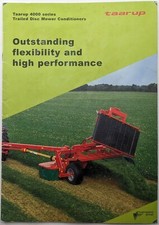 Original UK Market Taarup 4000 Series Trailed Disc Mower Conditioners Brochure