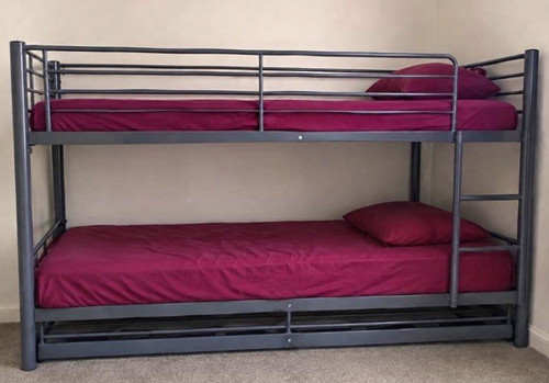 Ikea metal single bunk bed - ikea,