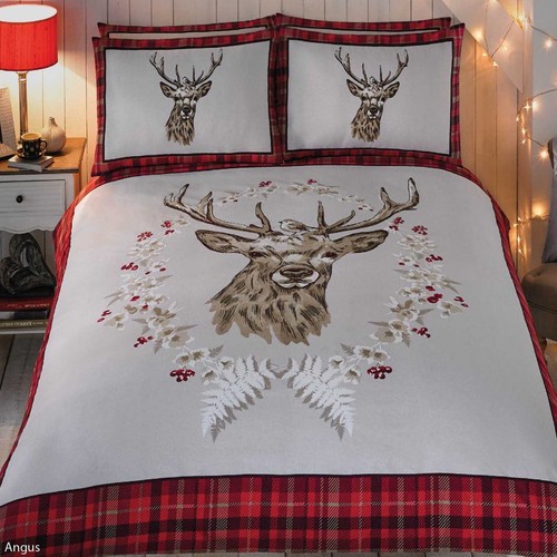 Tartan check stag - tartan,