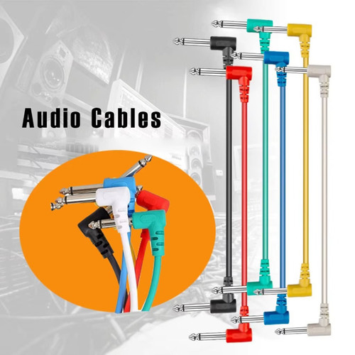 Guitar patch leads cables - 6, x