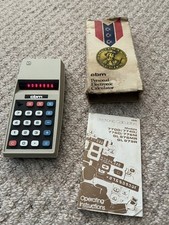 Vintage Commodore Electronic Solid State working Calculator 776M VGC