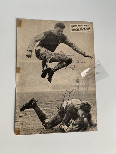 Arsenal west ham johnny - west, byrne