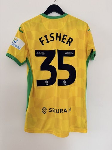 Norwich city match worn - match,