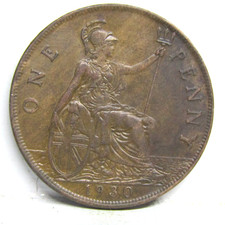 1930 One Penny Coin George V