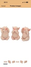 Pig Figure Ornaments - Three