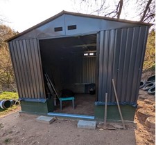 Large Metal Garden Shed 13 x