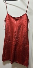 ZARA RED SEQUINNED DRESS (SIZE