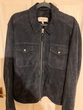 Mens Reiss Pike Blue Suede