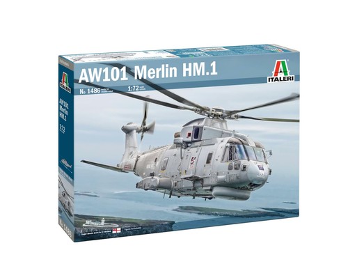 Italeri 1486 aw101 merlin - merlin, hm.1