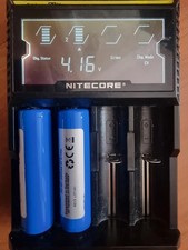 Nitecore D4 Universal Battery Charger+2x Enerpower batteries