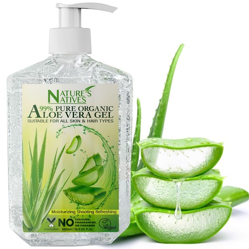 Pure organic aloe vera - organic, gel