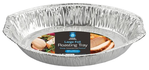 Large oval foil turkey - oval,
