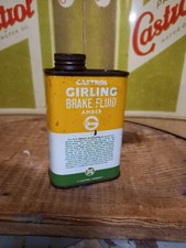 Vintage Castrol Girling Amber Brake Fluid Tin.