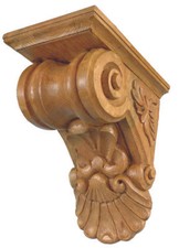 Victorian Home Decor Ceiling Architectural Hallway Feature Wood Corbel, PG781