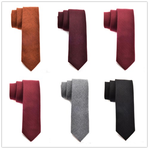 Men plain tie wool - men's,