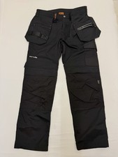 Scruffs Stretchy Work Trousers Size W34/Short Holster Pockets Next New Wd61