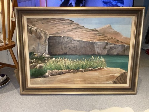 Landscape oil painting - painting, on