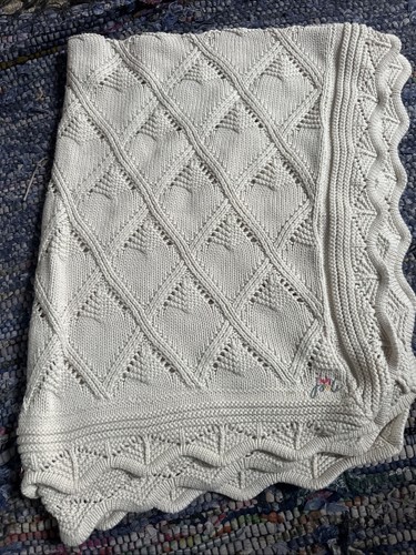 Joules cream pram cot blanket - pram/cot,
