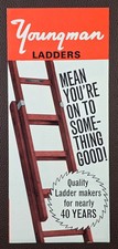 c.1960s Youngman Ladders Fold-Out Leaflet – “Mean You’re On to Something Good!”