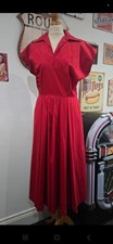 BNWT Vivien Of Holloway Red Runaround Sue Vintage Retro Style Day Dress VOH 18