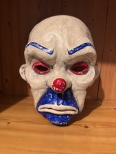 Movie Used prop Joker Clown Bank Robber Mask The Dark Knight heath ledger batman
