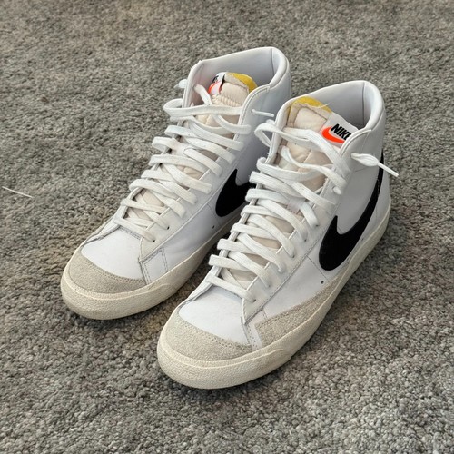 Nike blazer mid white - 77, black