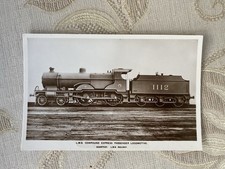 Railway old postcard - postcard,, steam